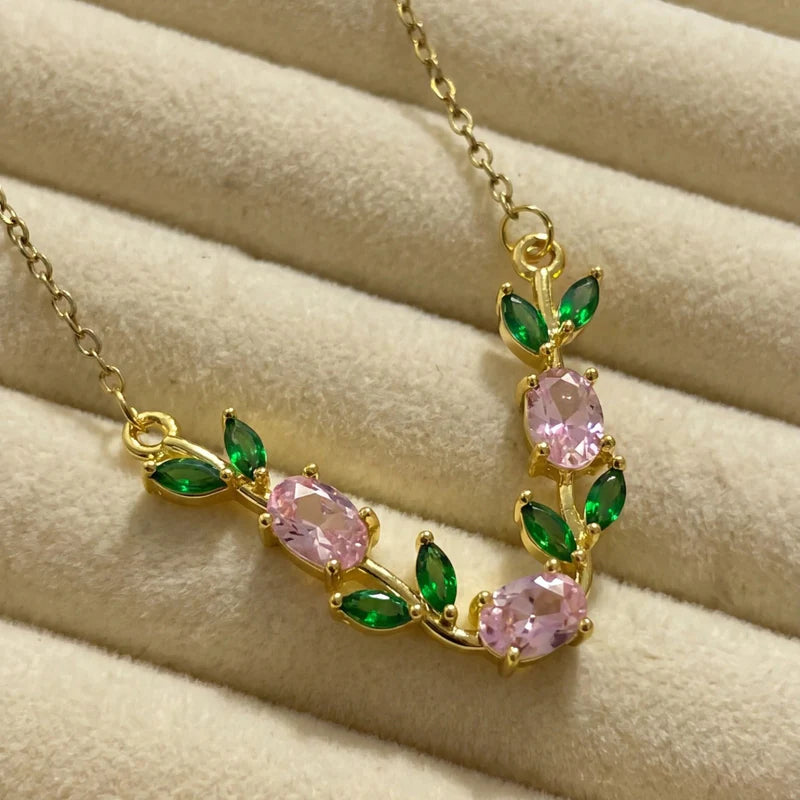 Viral Tulip-Necklace for Girls/Women